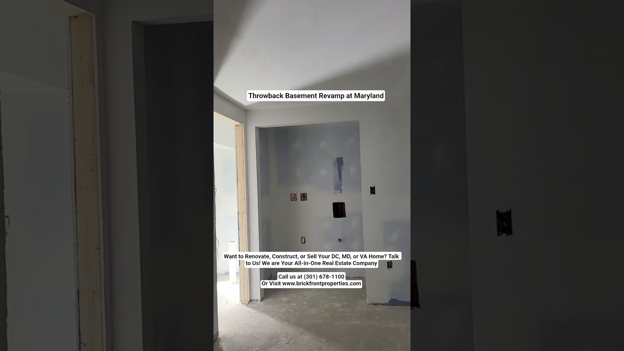 Throwback Basement Revamp at Maryland 