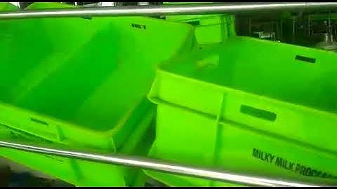 Milk Crate Washer & Crate Conveying System