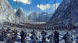 Epic DWARVES Last Stand MOUNTAIN PASS (18K Men Battle) - Total War DAWNLESS DAYS (Lord of the Rings)