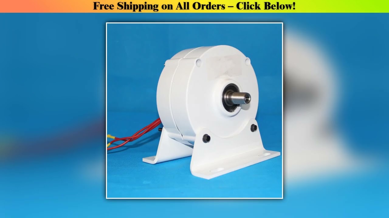 High Efficiency Permanent Magnet Generator 1000W 2000W 3000W 5000W 12V 24V 48V With DC Motor and