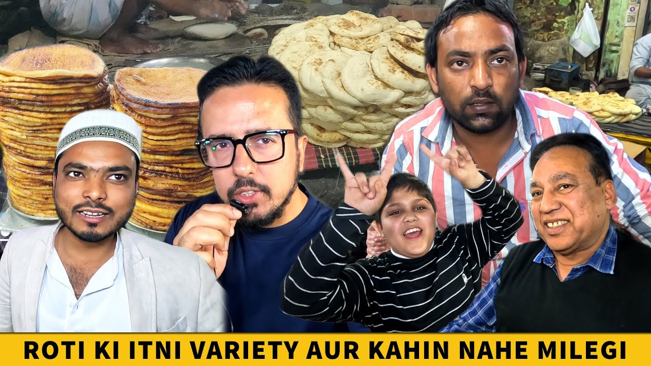 Bara Hindu Rao Ke Pehalwan Roti Waale par milti hai different types ke ...