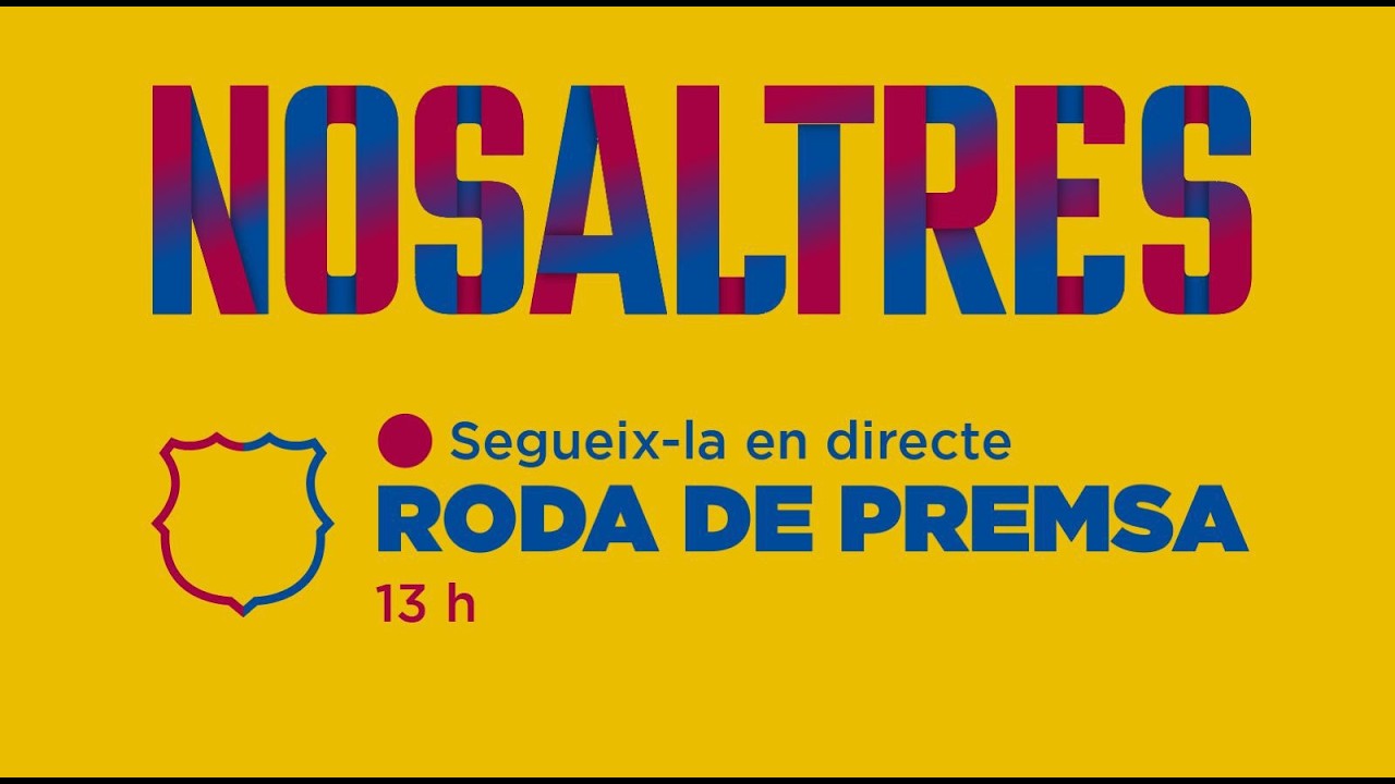 Proclamació oficial de Nosaltres com a candidatura a la presidència del FC Barcelona