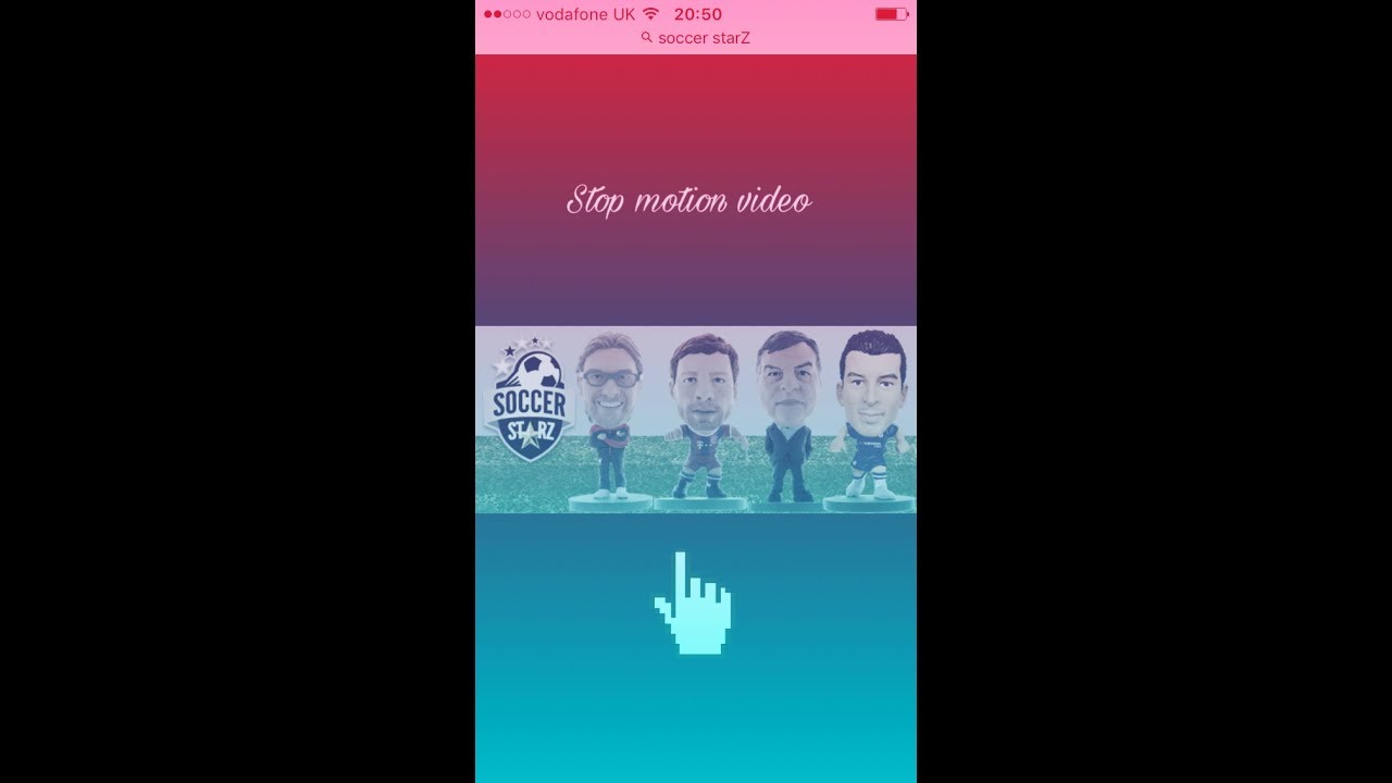 Soccer starz match ( stop motion )