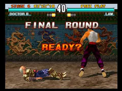 Tekken 3 ( PS1 ) - Dr. B. - Arcade Mode - Original Music ( Aug 14, 2017 )