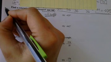 kutasoftware coterminal and reference angles # 13 through 16