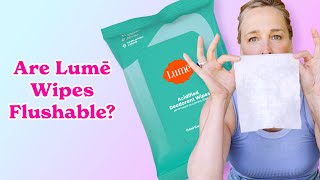 Lume | Are Lume Wipes Flushable?