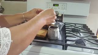 Como preparar capuchino con greca casera! @homemadebyjoanny - YouTube