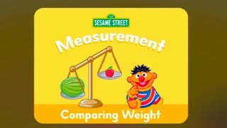Learn Measurement for Toodler - Learning comparing weight with Sesame Street & Tiny Tap