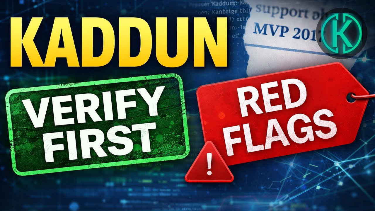 Kaddun Token (KDN) Review: Verified Claims vs Proof (Red Flags + Safety Checklist)