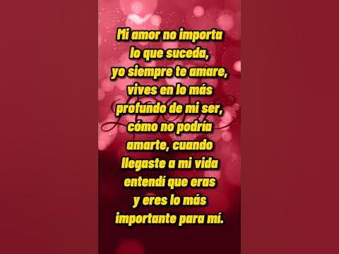 TE AMO ️ - YouTube