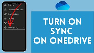 How to Turn on Sync on One Drive 2024 (FULL GUIDE)