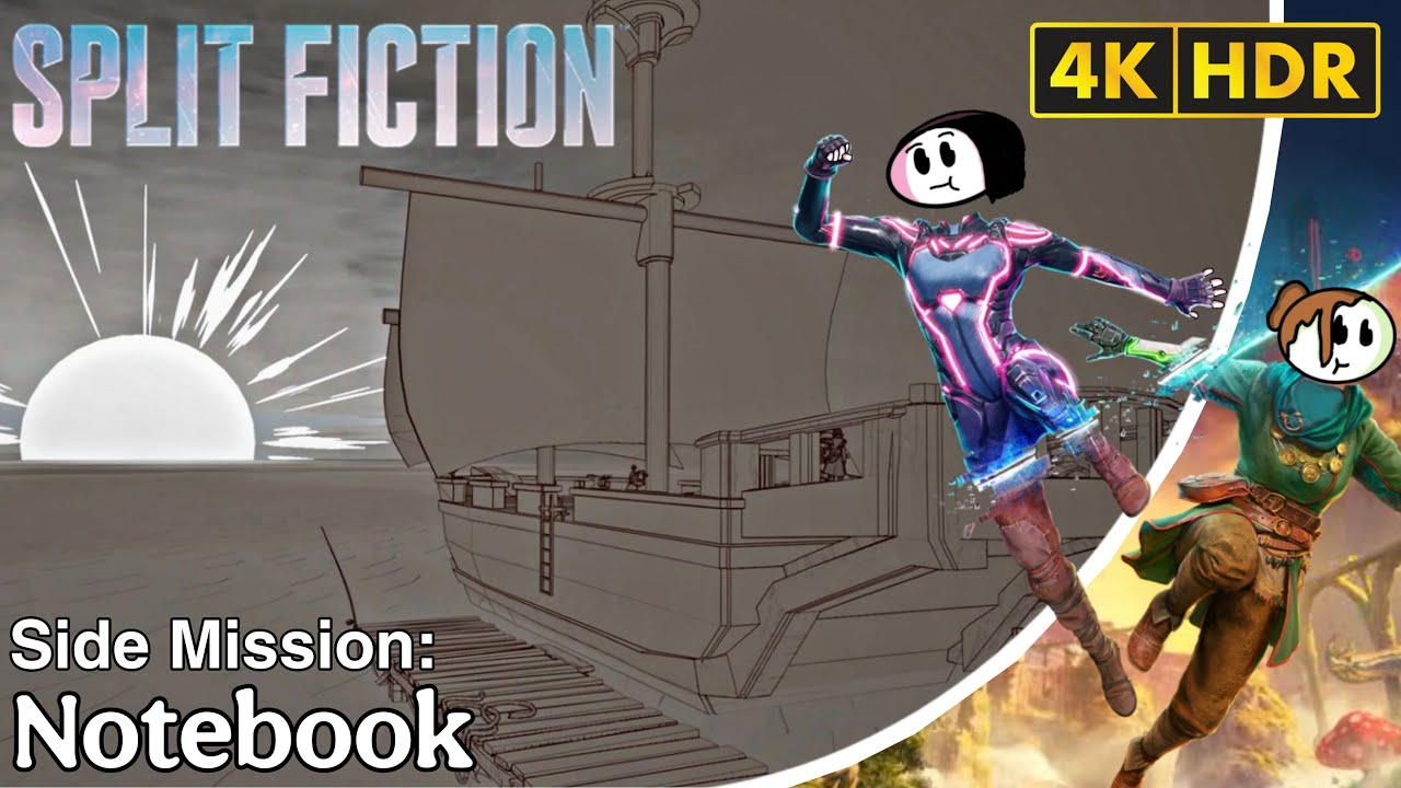 Split Fiction - Side Mission: Notebook | 4K HDR | SAR Gaming
