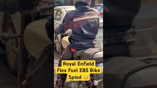 E85 Royal Enfield First Flex Fuel Bike Spied
