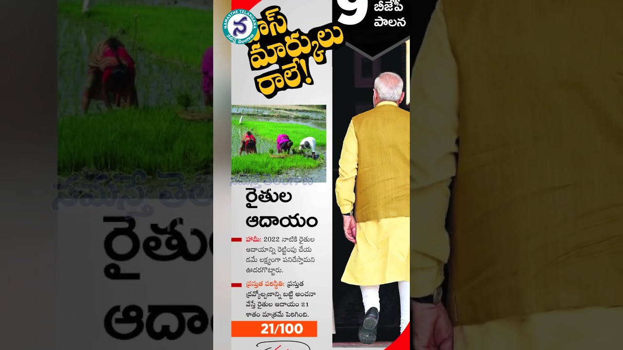 Modi Failure in Fertilizer Kit , Farmer's income ||  