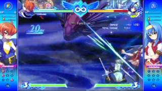 Time Elsa swag combo experimentation - Arcana Heart 3 Love Max