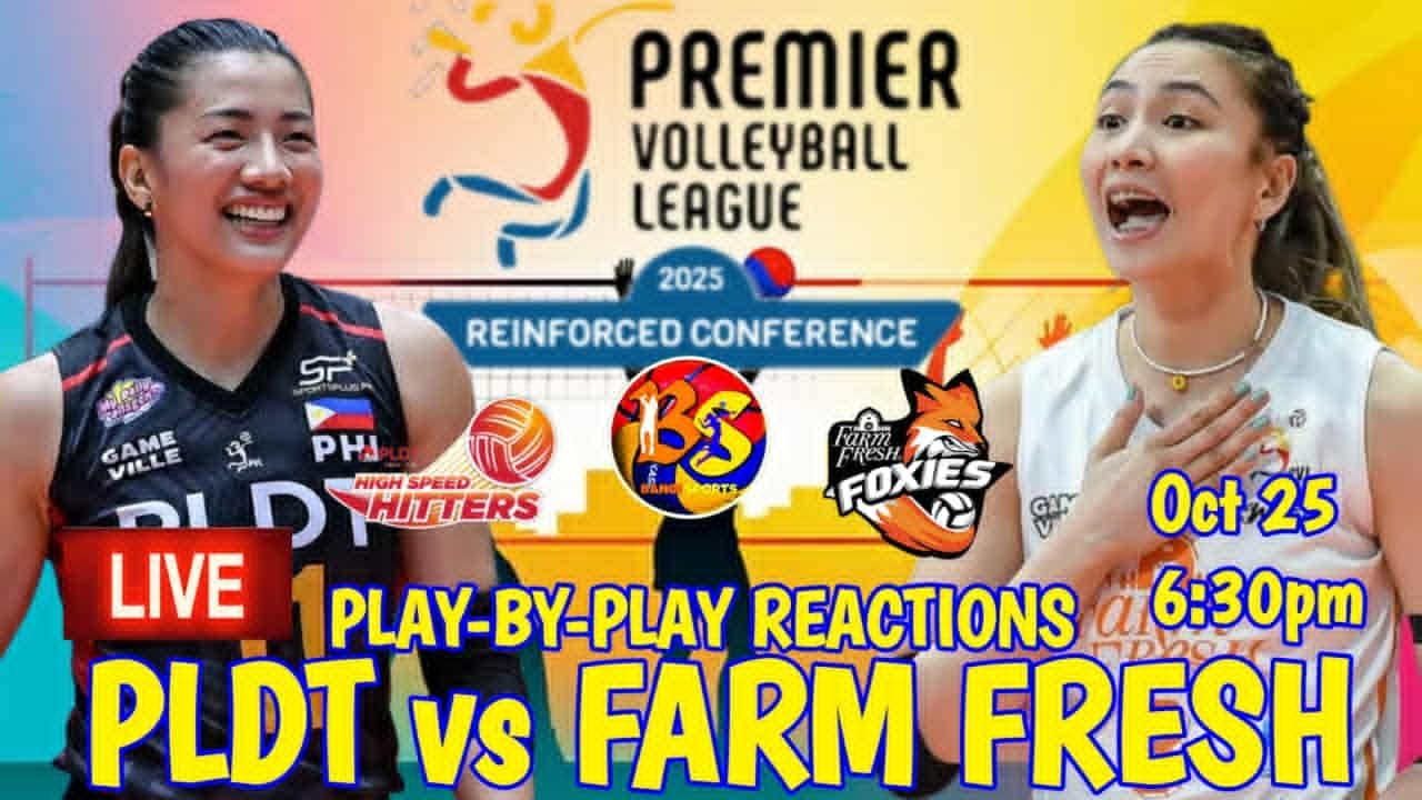 PLDT vs FARM FRESH PVL REINFORCED CONF 2025 I PLAY-BY-PLAY REACTIONS AND STATS