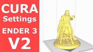 Cura settings for Creality Ender 3 V2