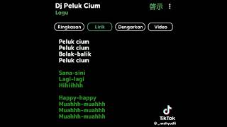 lirik lagu peluk cium peluk cium