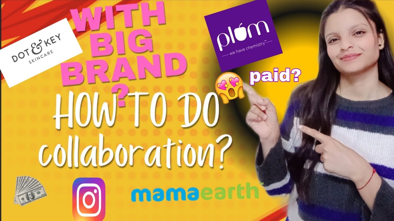 how to get paid with brands on instagram | get free products 😱collaboration with brands