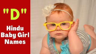 Hindu Girl Names starting with 'D'  ||  'D' letter baby girl names  ||   Baby book names  channel