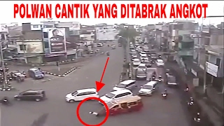 Hot News Polwan Diseruduk Angkot Hingga Terpental Di Medan