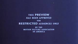 Restricted  Audiences Only - warning rating bumper