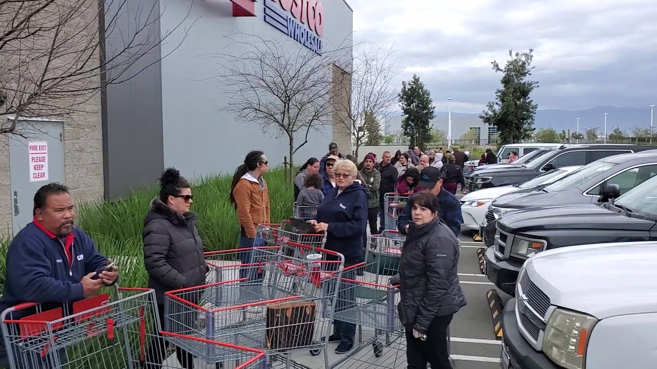 Costco line Riverside YouTube