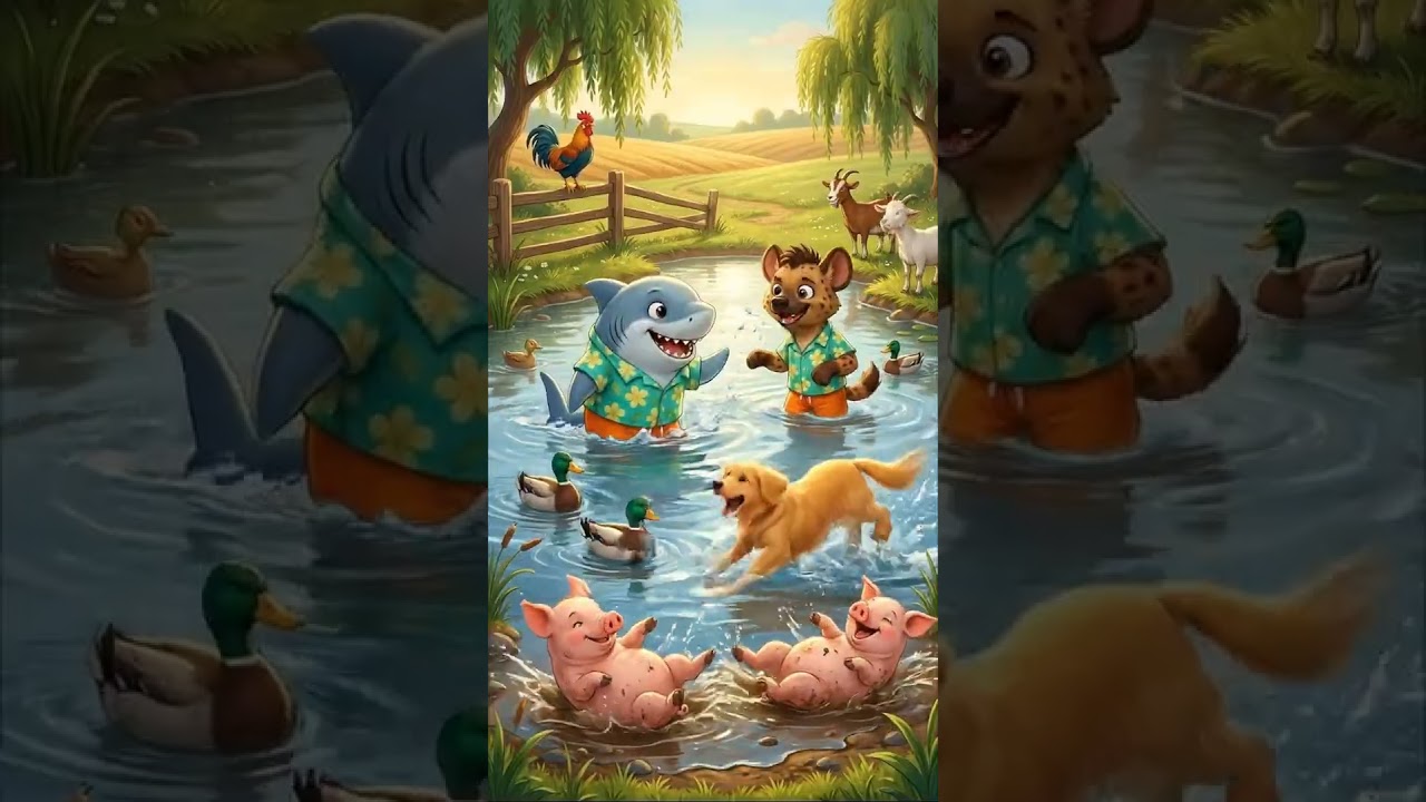 🔥 Zig & Sharky | Fun Farm Dance Song | Happy Animals | Kids Cartoon Music 🐮🐷🐔