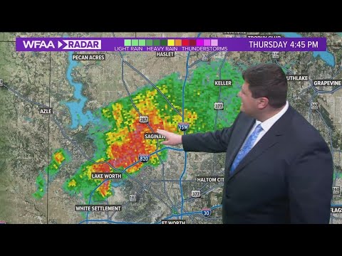 DFW Weather: Tracking the latest severe weather timeline - YouTube