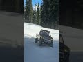MN82 able to plow through some deep spring snow #rc #mn82 #offroad #fyp #nature
