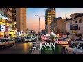 TEHRAN 2021 - Evening walk in Sa'adat Abad Neighborhood / تهران - سعادت آباد
