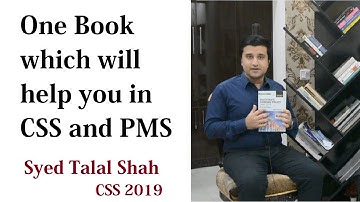 CSS: One Must Read Book which will help you in CSS and PMS | Syed Talal PSP | Hamza Riaz