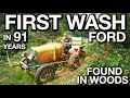 First Wash in 91 Years: Ford Model A Found in Woods and Start Up!