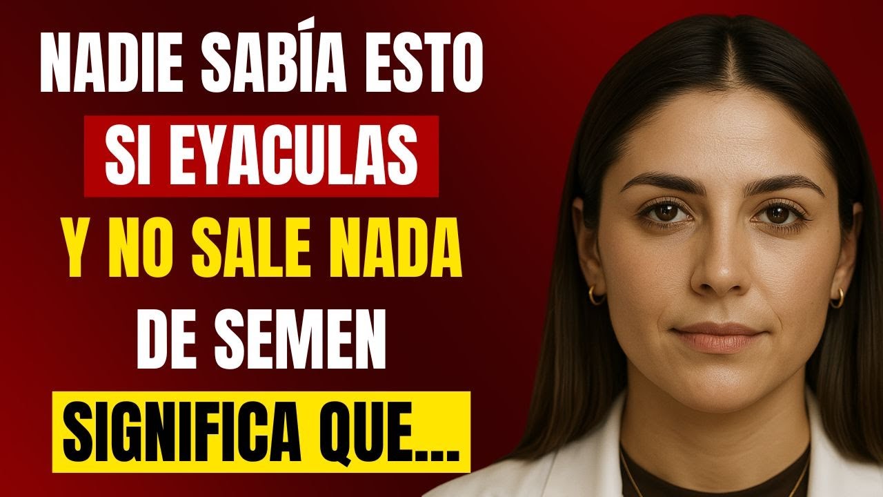 Si eres viejo y no expulsas esperma haz esto inmediatamente...