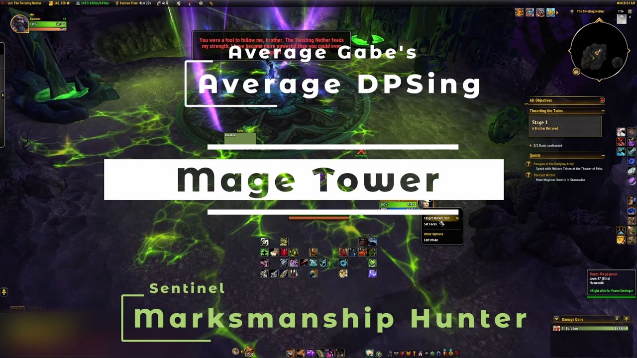 Marks Hunter | Mage Tower | TWW 12.0 Midnight Pre Patch