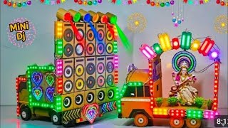 Download lagu DIY Mini Comptition DJ Setup At-home | how to make mini DJ box with cardboard | Mini Dj gadi setup