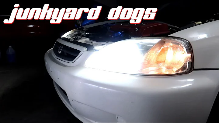Ep021 - Junkyard K swap parts and new lights for the EK