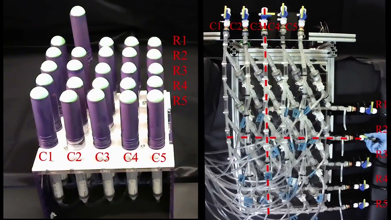 Fluidic Matrix Circuit Operating Principle
