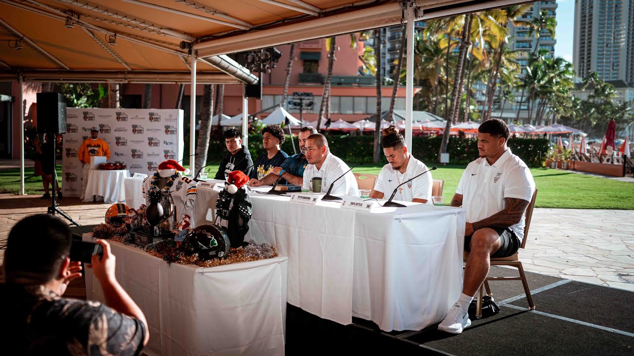 2025 Sheraton Hawai‘i Bowl Press Conference