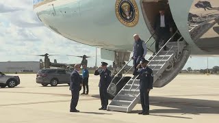 President Biden tours Hurricane Helene damage in North Carolina