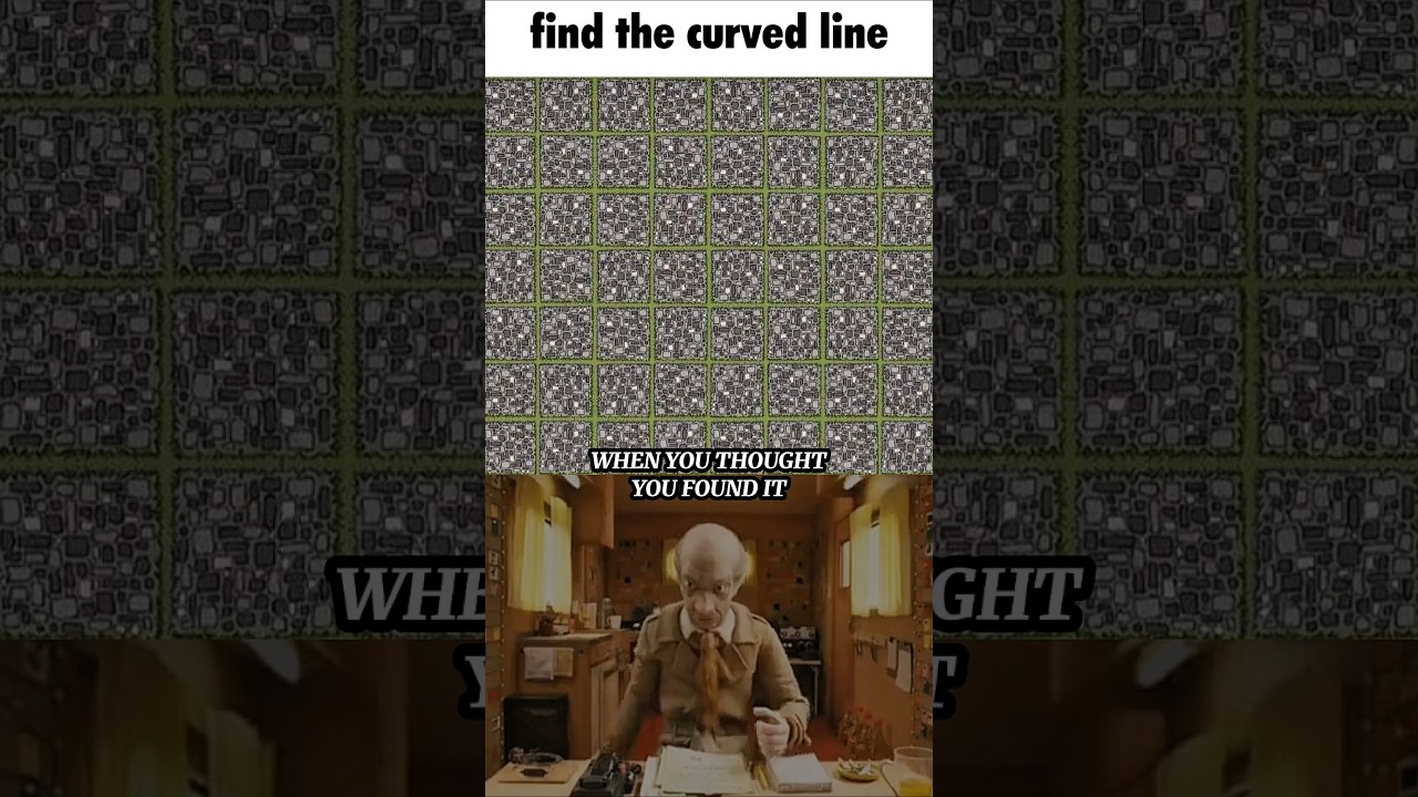 Find the curved line 