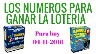 A Ganar con Los Numeros de Loteria Nacional y live casino online hoy  04 11 2016(Los Numeros de Loteria Nacional y live casino online hoy 04-11- 2016 PAGINA WEB; http://aprendeacalcularlaloteria.2webb.com/ PAGINA DE FACEBOOK; ..., 2016-11-04T10:52:02.000Z)