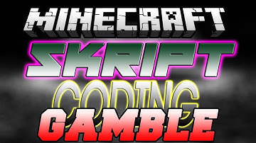 Minecraft Skript Coding - Gamble