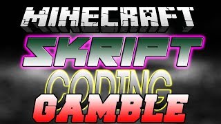 Minecraft Skript Coding - Gamble