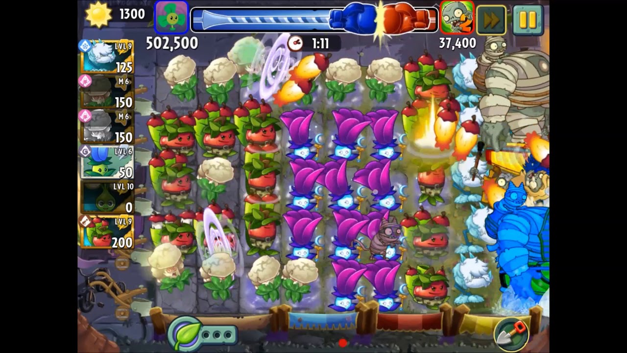 Plants Vs Zombies 2 Battlez Week 93 SNOW DRAGON update Ice Bloom Year End Season