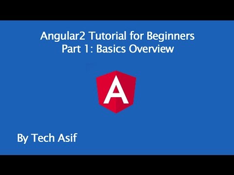 Angular 2 Tutorial for Beginners in English 2017!
