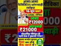 आशा कार्यकर्ता ₹12000, आंगनवाड़ी ₹21000? 16 जून बड़ी अपडेट | मानदेय भुगतान | ANM | जीविका#shorts