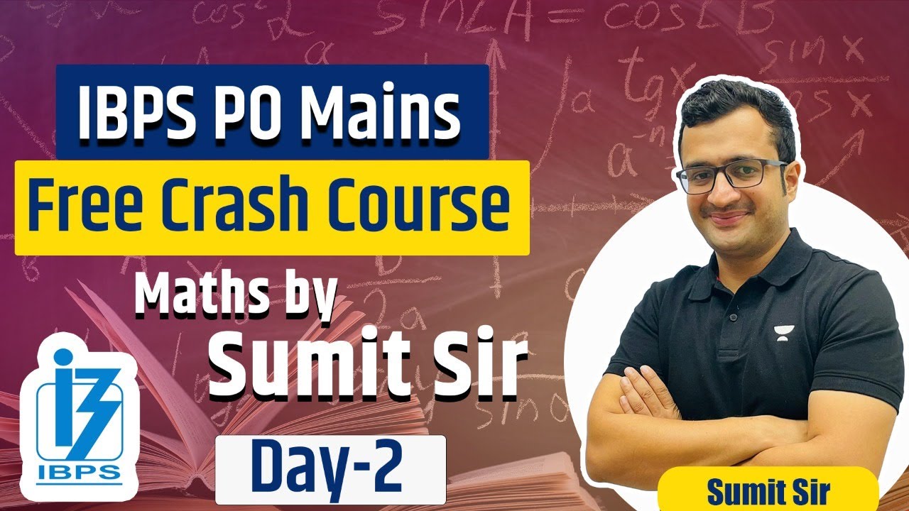 IBPS PO Mains 2022 | Maths Crash Course | Arithmetic DI | Sumit Sir ...