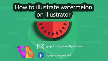 Learn how to make a Watermelon Slice Illustration In Adobe Illustrator.