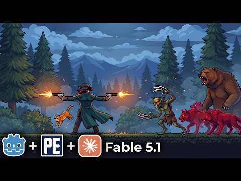 Claude Fable 5.1 Is IMPRESSIVE At Making Godot Games With Pixel Engine